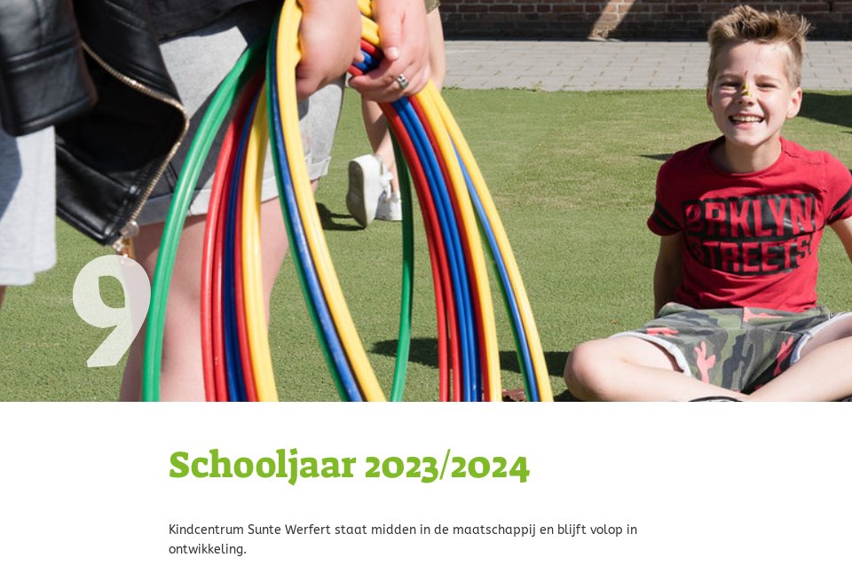 9. Schooljaar 2022/2023 - Schoolgids Sunte Werfert 2023-2024